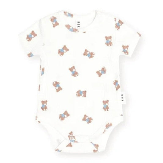 Huxbaby Tumbling Bow Hux S/Slv Bodysuit