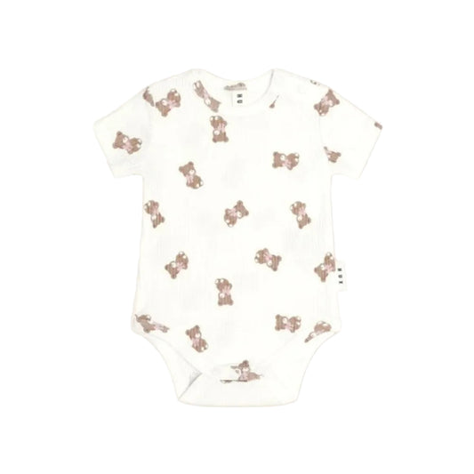 Huxbaby Tumbling Bow Huxette S/Slv Bodysuit
