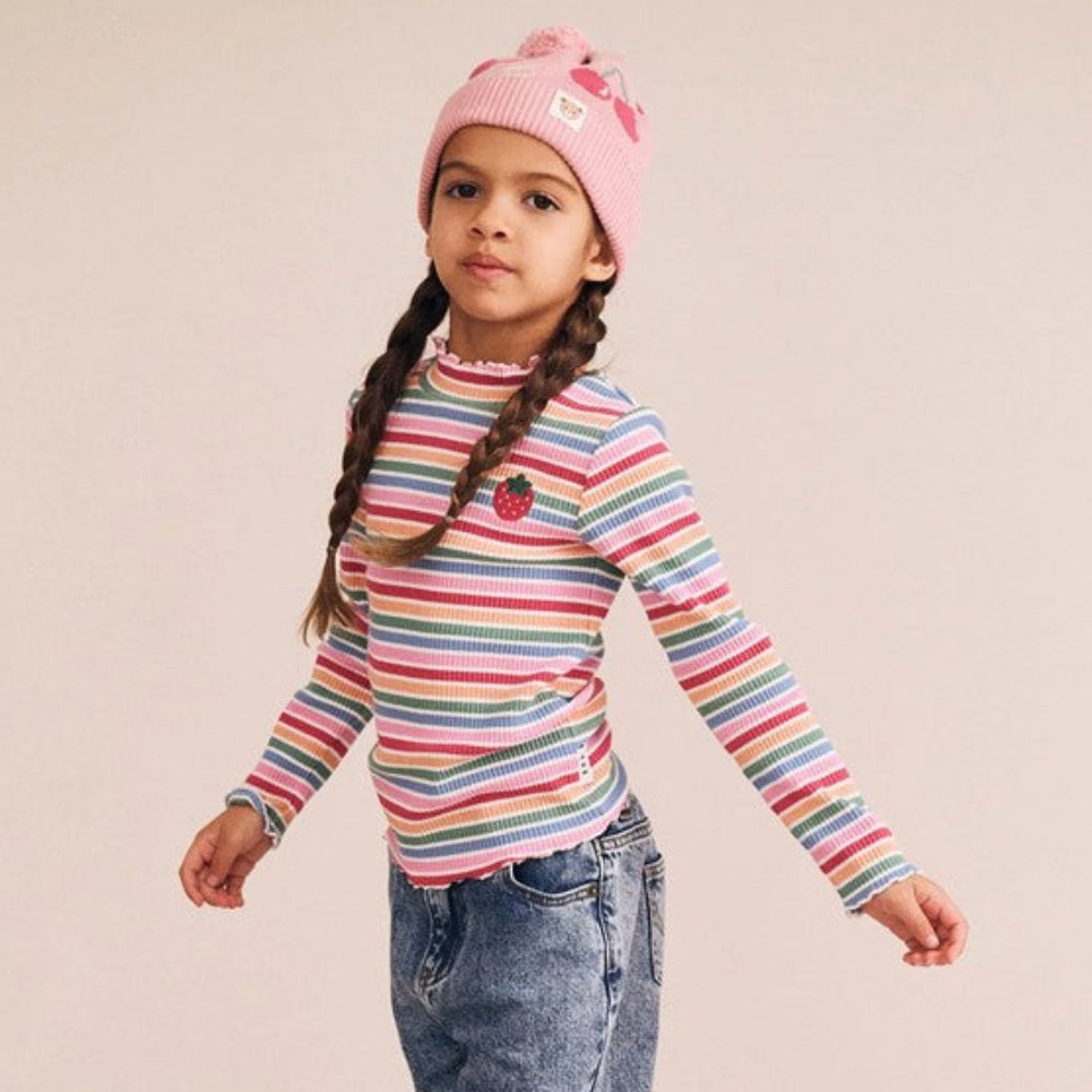 Huxbaby Tutti Frutti Stripe Rib Skivvy