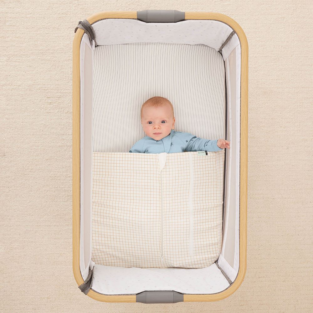 ErgoPouch Tuck Sheet - Co Sleeper - Caramel Grid