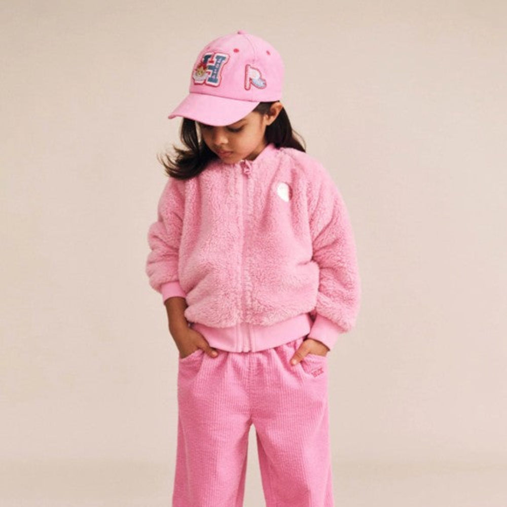 Huxbaby Varsity Huxette Fur Jacket