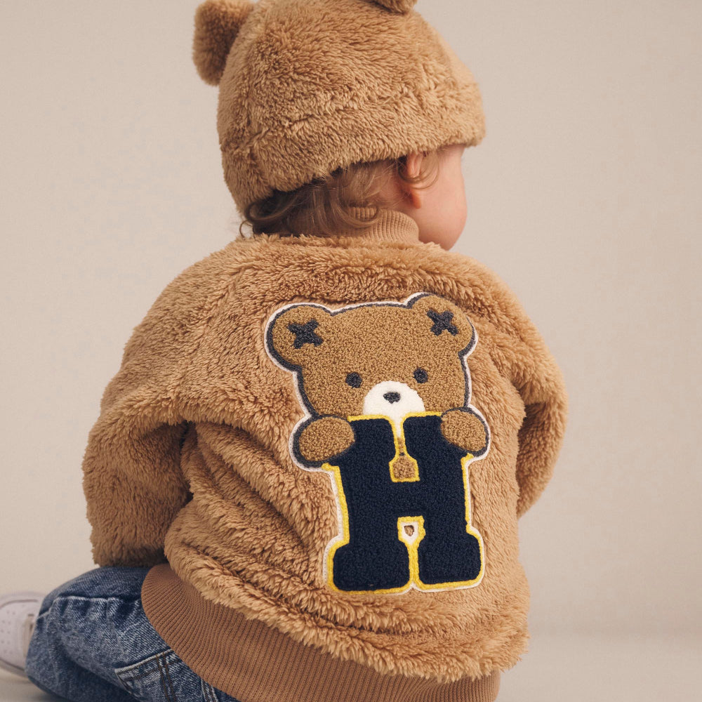 Huxbaby Varsity Hux Furry Jacket