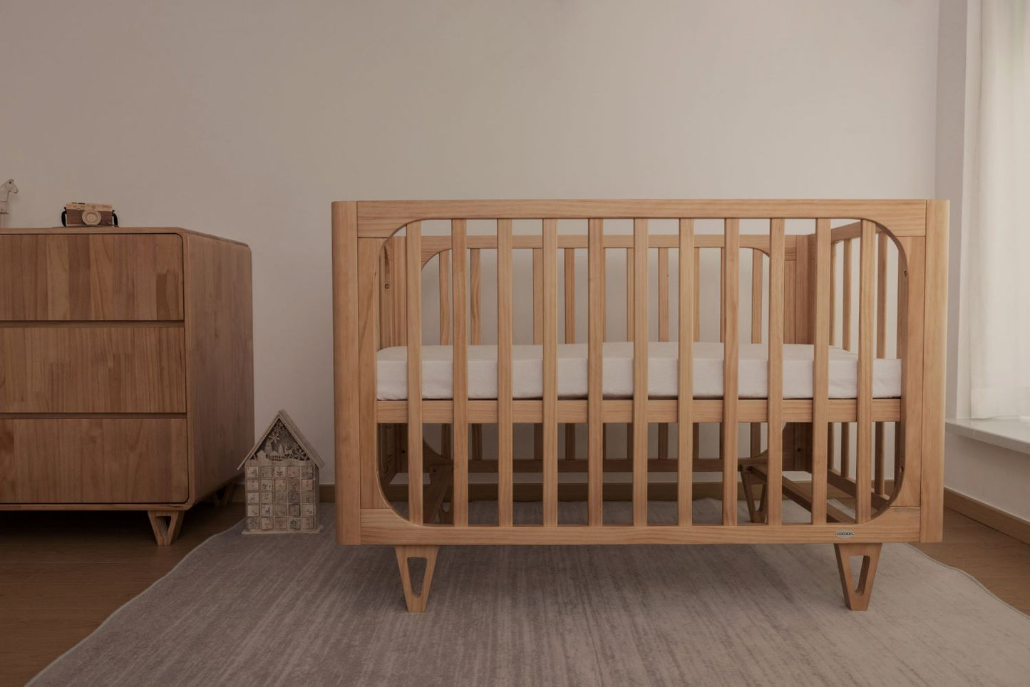 Cocoon Vibe Cot and Mattress - Sandstone