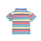 Huxbaby Vintage Stripe Hux Emb Polo