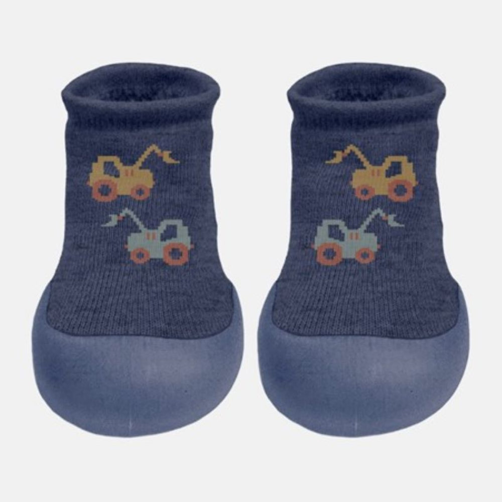 Toshi Organic Hybrid Walking Socks Jacquard - Earthmover