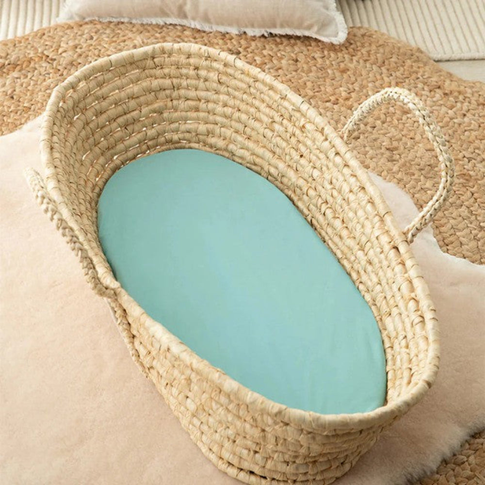 Love To Dream 2-in-1 Waterproof Sheet/Mattress Protector - Bassinet - Marine