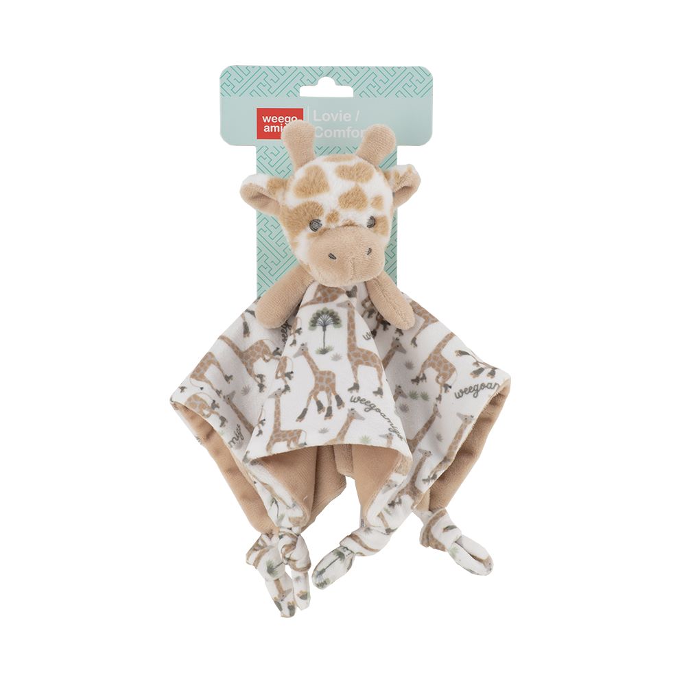 Weegoamigo Lovie Comforter - Stevie Necks Giraffe