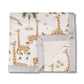 Weegoamigo Sherpa and Mink Blanket - Stevie Necks Giraffe