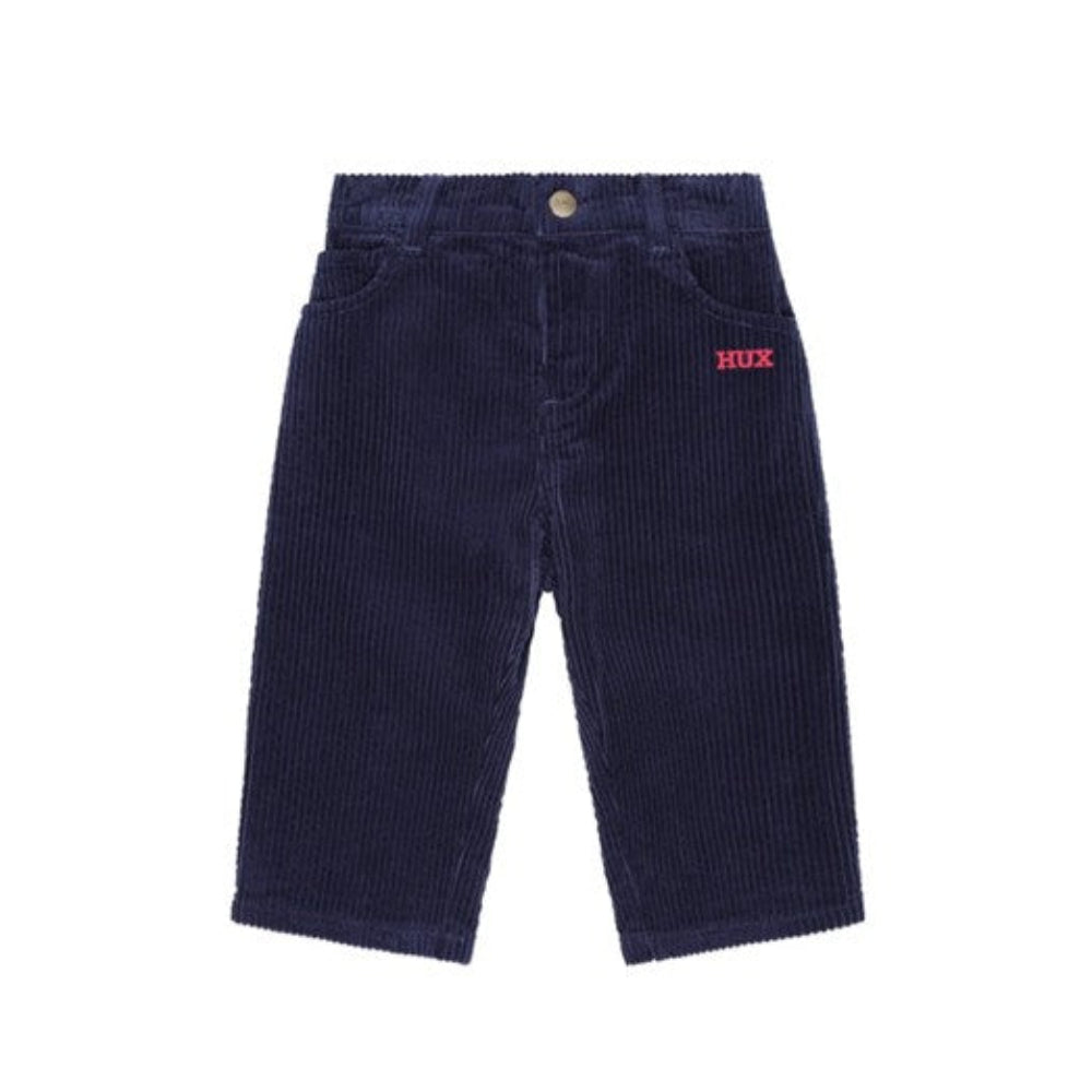 Huxbaby Cord Wide Leg Pant - Navy Blue