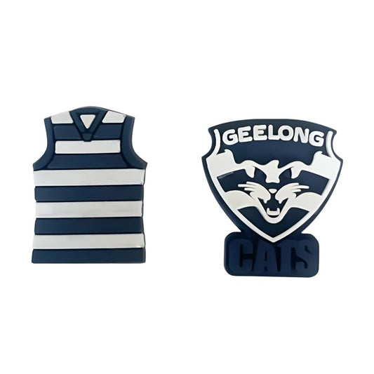 Walnut AFL Shoe Charms - Geelong (2 Pack)