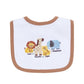 Big Softies 3 Pack Applique And Printed Bibs – Safari