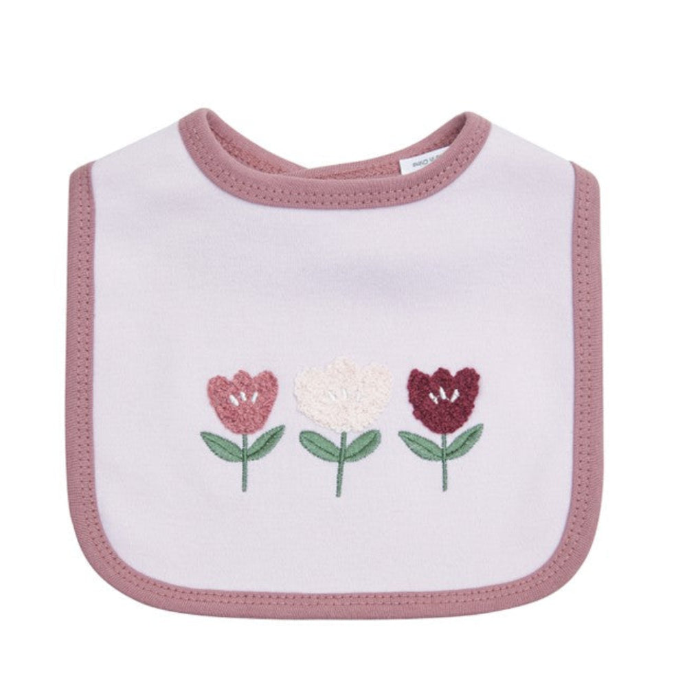 Big Softies 3 Pack Applique And Printed Bibs – Tulip