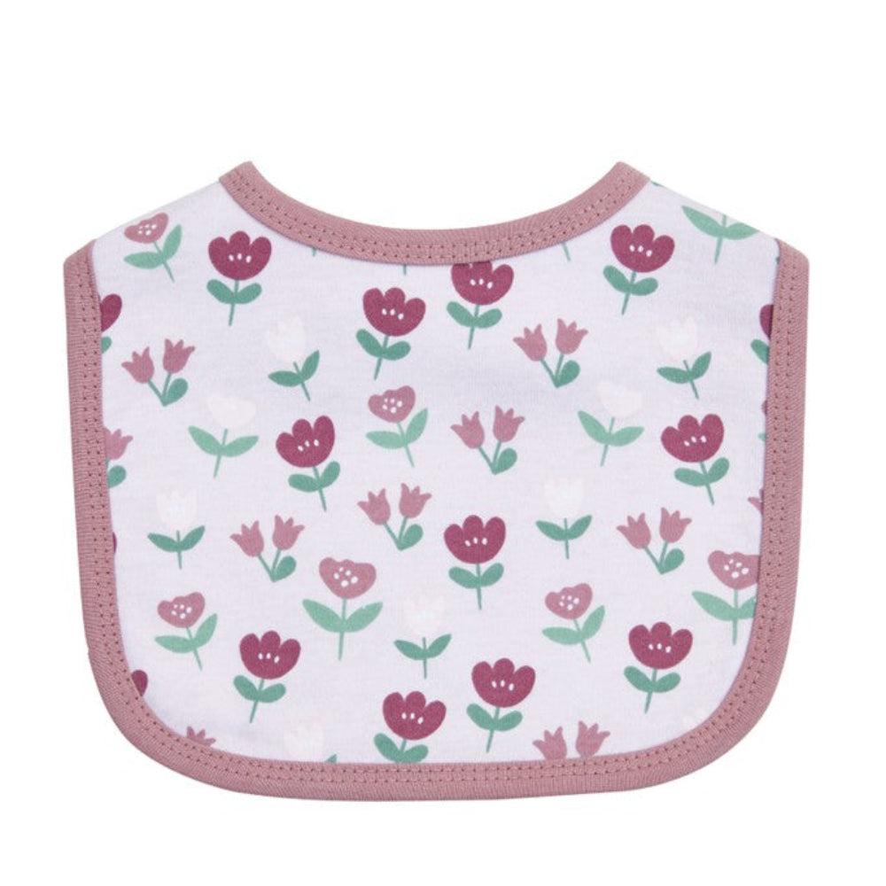 Big Softies 3 Pack Applique And Printed Bibs – Tulip