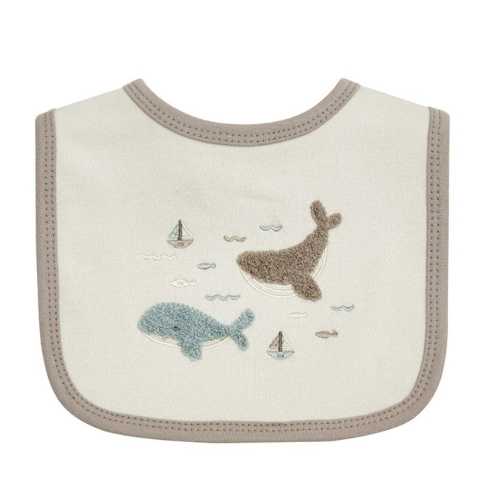 Big Softies 3 Pack Applique And Printed Bibs – Whale