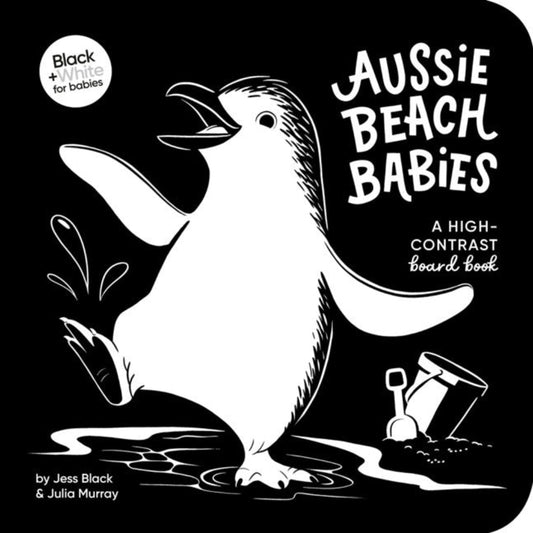 Aussie Beach Babies: A high-contrast board book