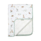 Living Textiles Jersey Sherpa Pram Blanket - Australiana