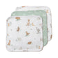 Living Textiles 3 pk Wash Cloths - Australiana