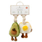 Living Textiles Stroller Toy 2pk Mini Market - Avocado/Egg on Toast
