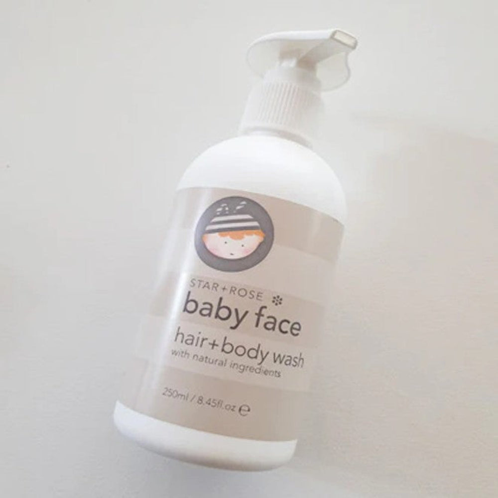 Star & Rose Baby Face Body & Hair Wash Fresh Pear