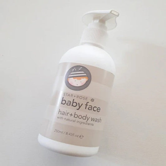 Star & Rose Baby Face Body & Hair Wash Fresh Pear
