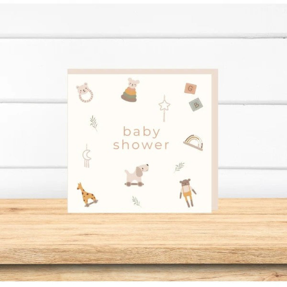 Petite Vous Baby Shower Card - Toys