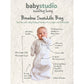 Baby Studio Bamboo Swaddle Bag - 3-9 mths - Bright White