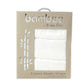 Bubba Blue White Bamboo 3 pk Muslin Swaddles