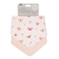 All4Ella Reversible Bandana Bibs - 2 pk - Sweet Butterfly