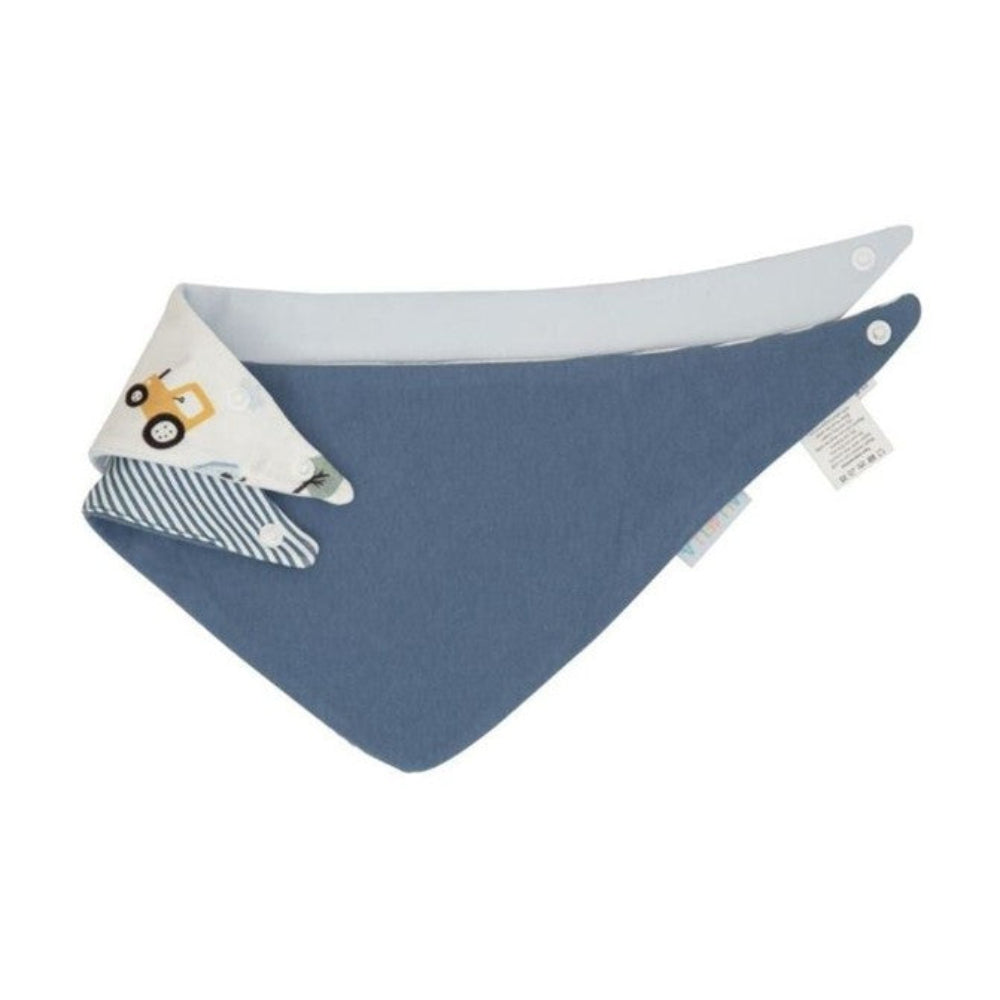 All4Ella Reversible Bandana Bibs - 2 pk - Barnyard