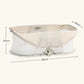 ErgoPouch Easy Sleep Portable Bassinet V2 Ecru