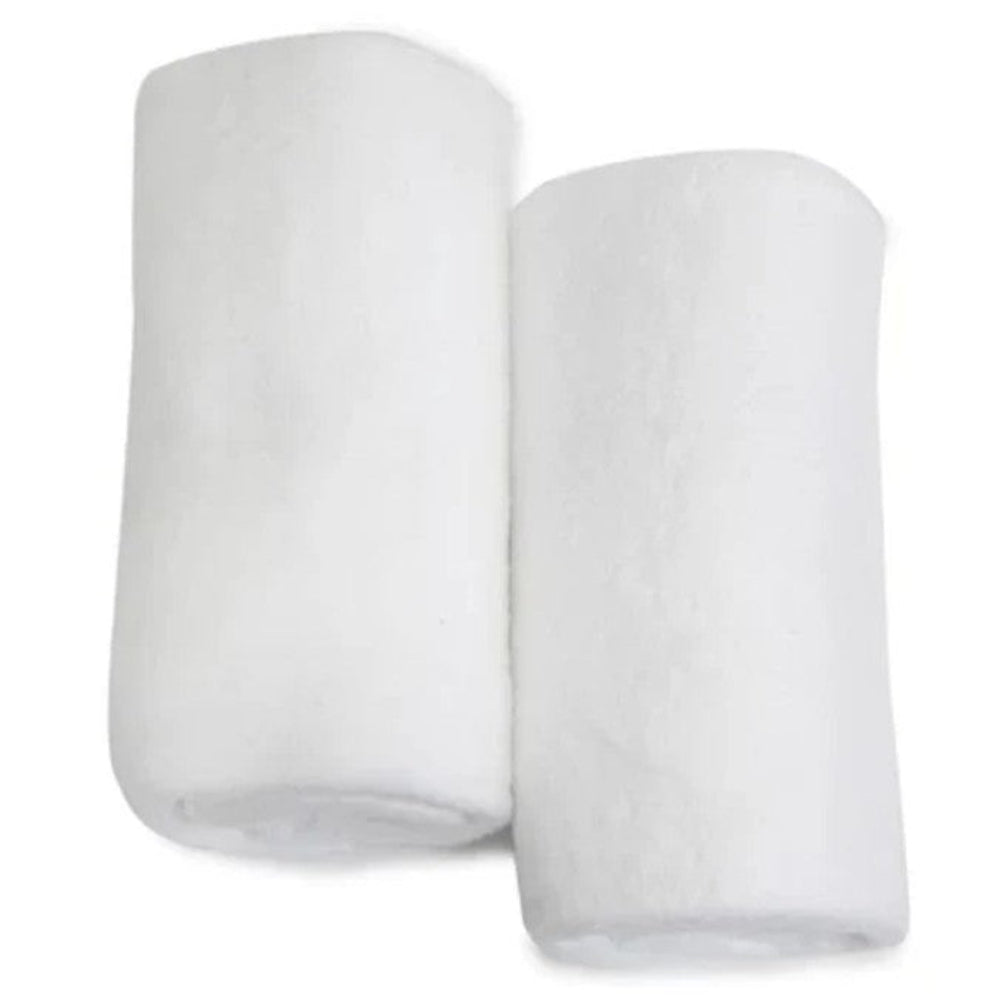 Bubba Blue Baby Bath Towel 2pk - White