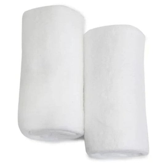 Bubba Blue Baby Bath Towel 2pk - White