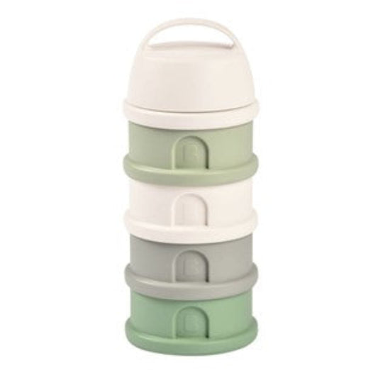 Beaba Formula & Snack Container - Sage Green/Cotton