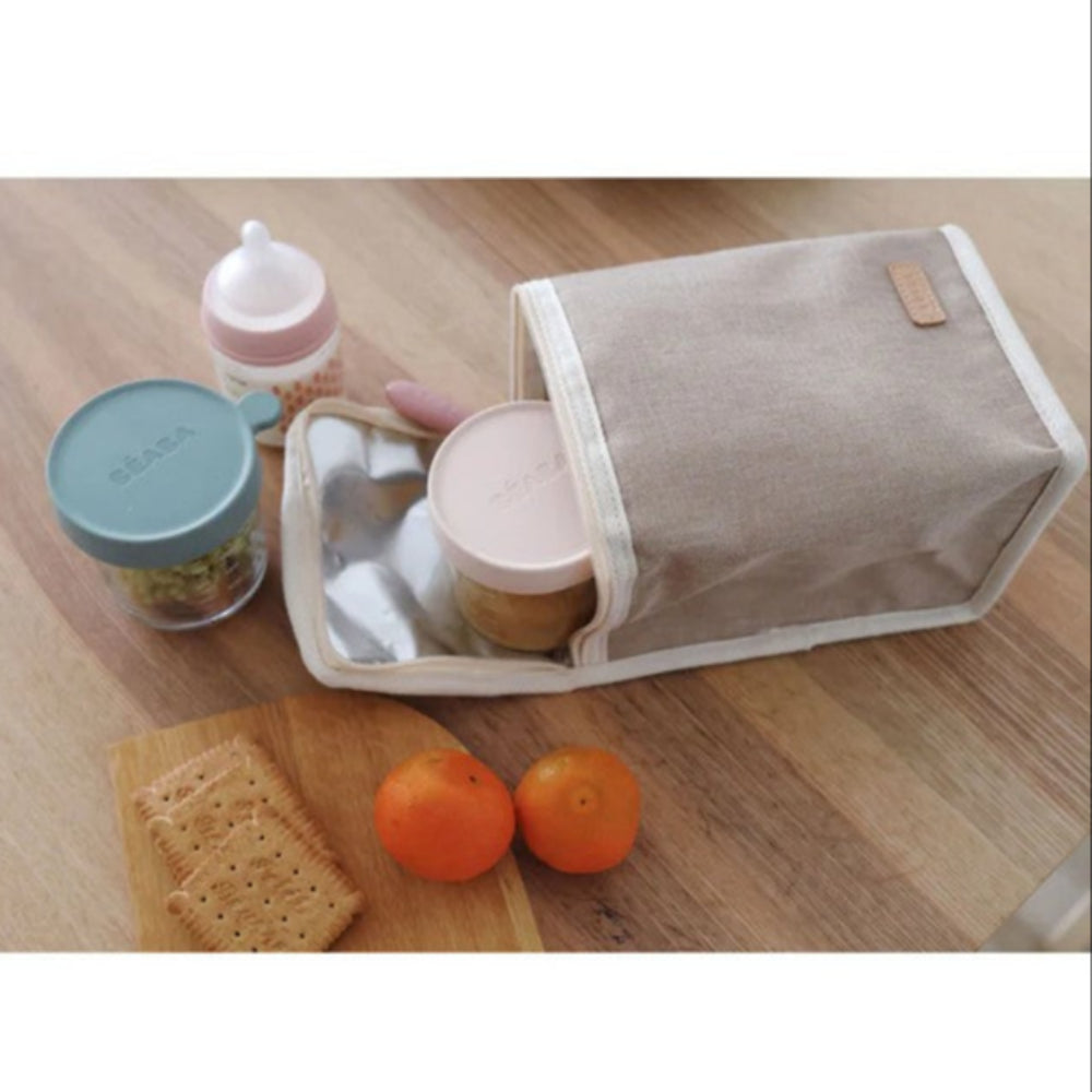 Beaba Isothermal Meal Pouch - Eco Clay
