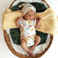 Snuggle Hunny Organic Short Sleeve Bodysuit - Beach Fun