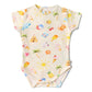 Snuggle Hunny Organic Short Sleeve Bodysuit - Beach Fun