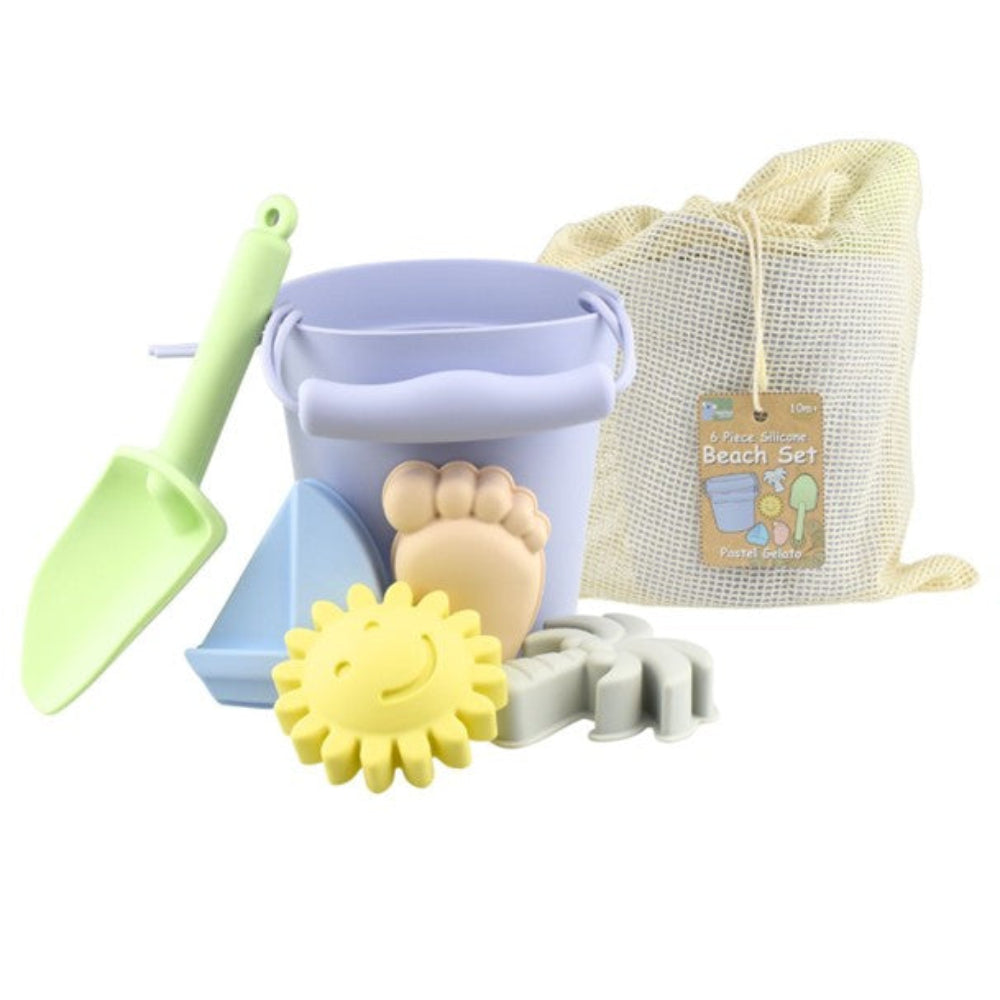 Koala Dream 6-Piece Silicone Beach Set - Pastel Gelato