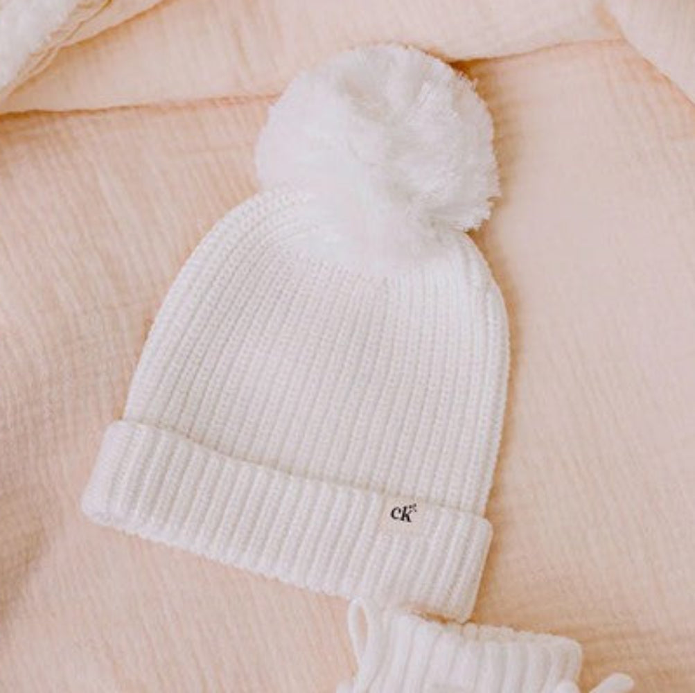 Confetti Kidz Knit Beanie - Snow