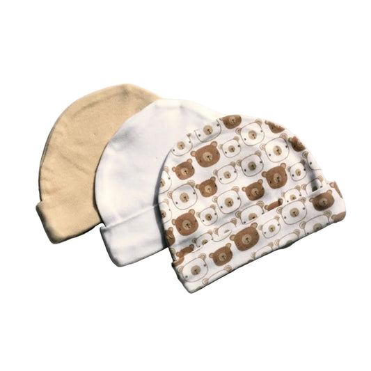 Playette Fashion Caps 3 pk - Bear