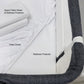 Bubba Blue White Bamboo Jersey Bedside Sleeper Combo