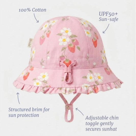 Toshi Bell Hat Arcadia - Strawberry Fields Blossom