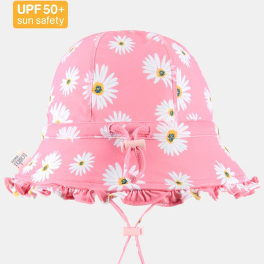 Toshi Swim Bell Hat Ripple - Daisy Watermelon
