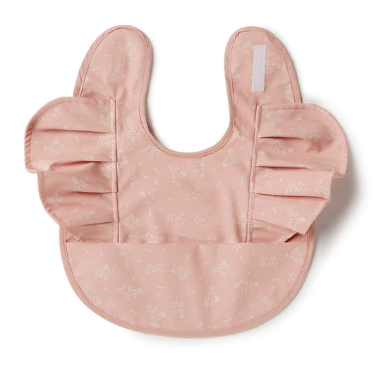 Snuggle Hunny Frill Snuggle Bib - Dusty Rose