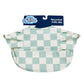 Big Softies Recylced Frill Bib - Sage Check