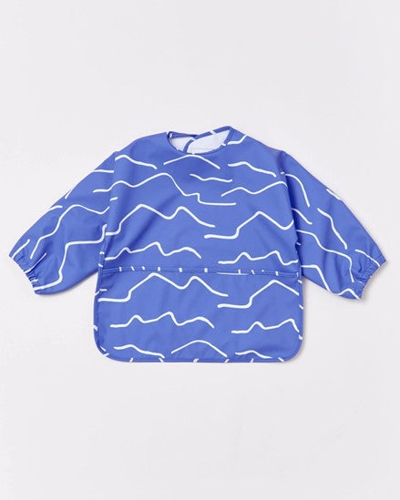 Rainkoat Long Sleeve Bib - Ocean Blue Wave