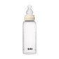 Bibs BPA Free Bottle 270ml Medium Flow - Silicone Teat - Ivory