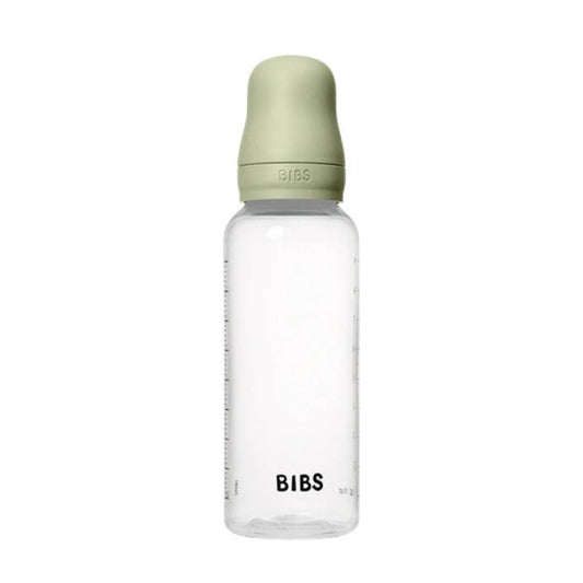 Bibs BPA Free Bottle 270ml Medium Flow - Silicone Teat - Sage