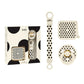 Bibs Gift Set - Soothe and Go - Polka Ivory/Black