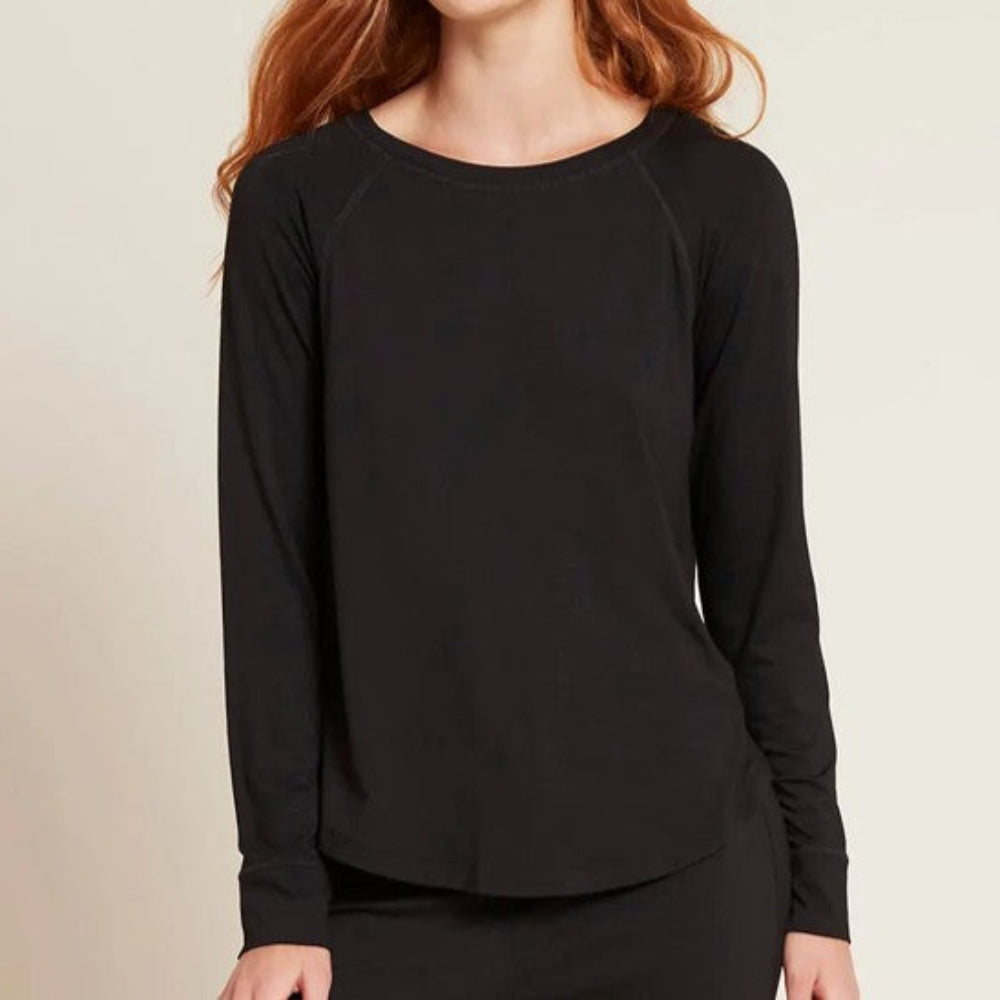 Boody Goodnight Raglan Sleep Top - Black