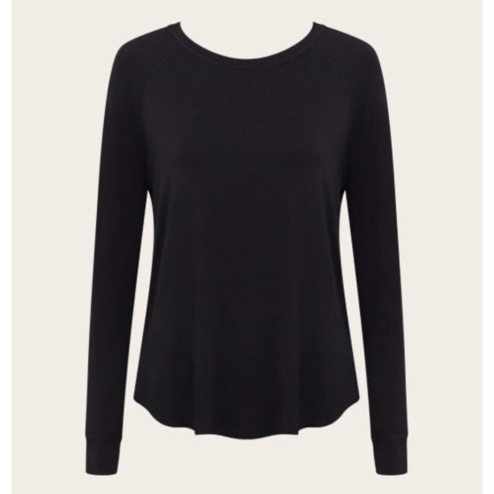 Boody Goodnight Raglan Sleep Top - Black